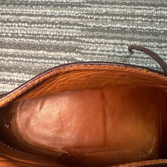 Frye Chestnut Brown Leather Chukka Boots Men’s 7D Career Preppy Office Heritage - Picture 9 of 10